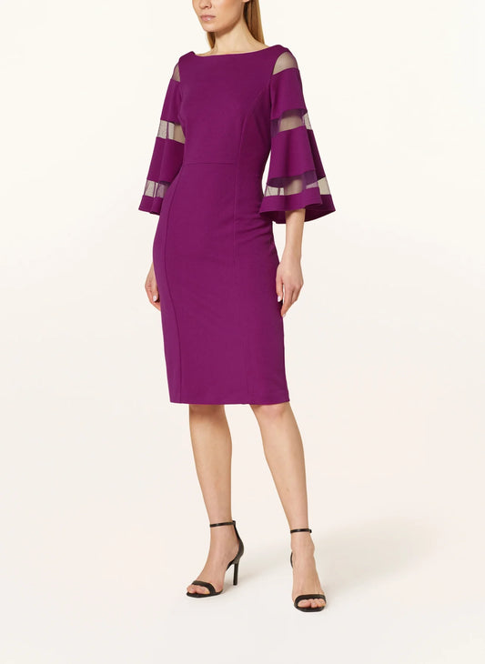 Cocktail Dress with 3/4 Sleeves