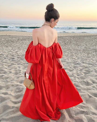 Elegant Red Evening Dress