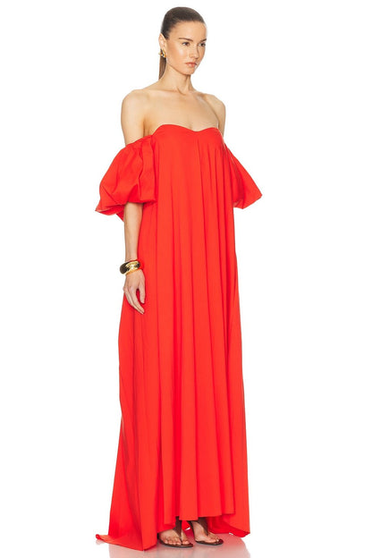 Elegant Red Evening Dress