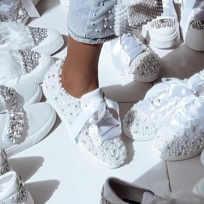 The Romantic Pearl Sneakers