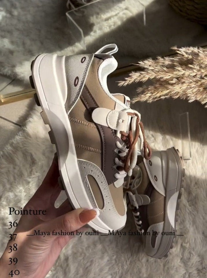 Trendy Multiseason Thick Soled Sneakers