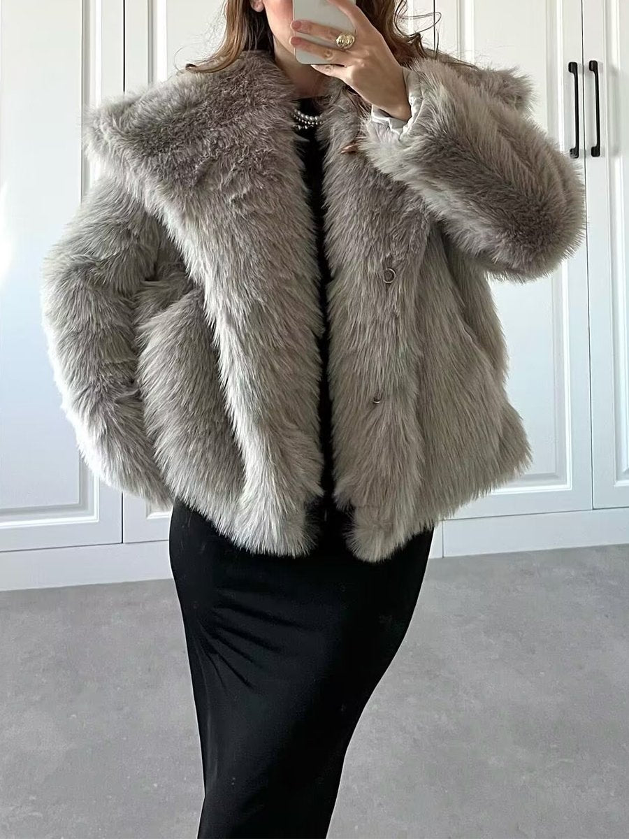 Faux Fur Short Coat