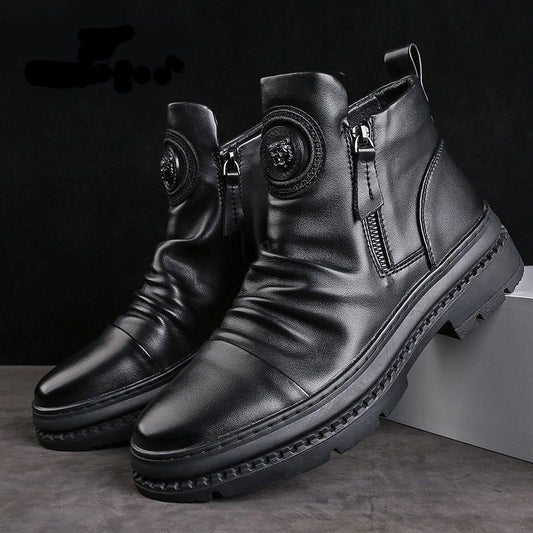 🔥Limited Time Offer 49% OFF🔥Italian Handmade Leather Martin Boots