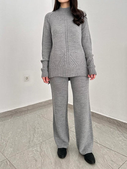 Stylish Knit Loungewear Set