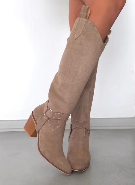 Detachable Snap-button High Boots